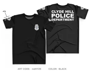 Clyde Hill Police Department Store 1 Core Men's SS Performance Tee - mdHYZE