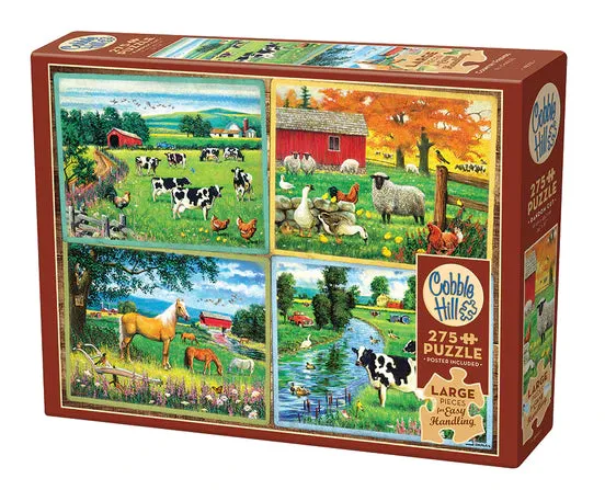 Cobble Hill Country Friends Easy Handling 275 Piece