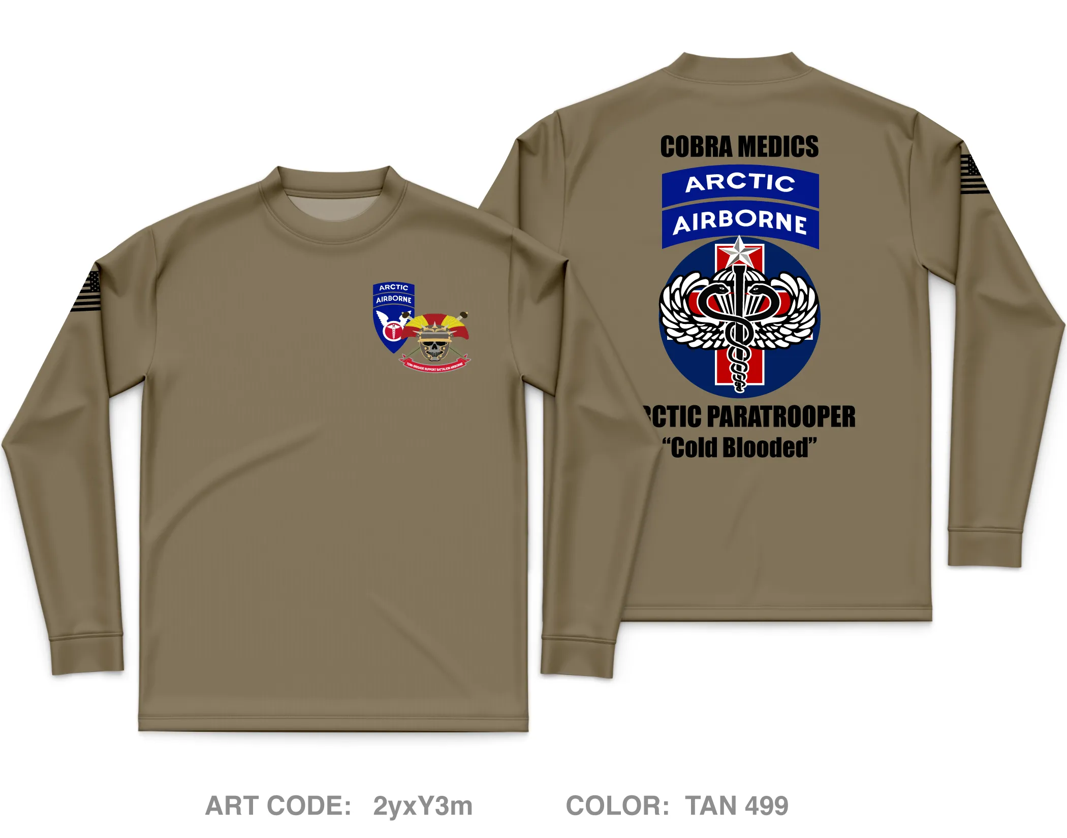 Cobra Medics 725 BSB Core Men's LS Performance Tee - 2yxY3m