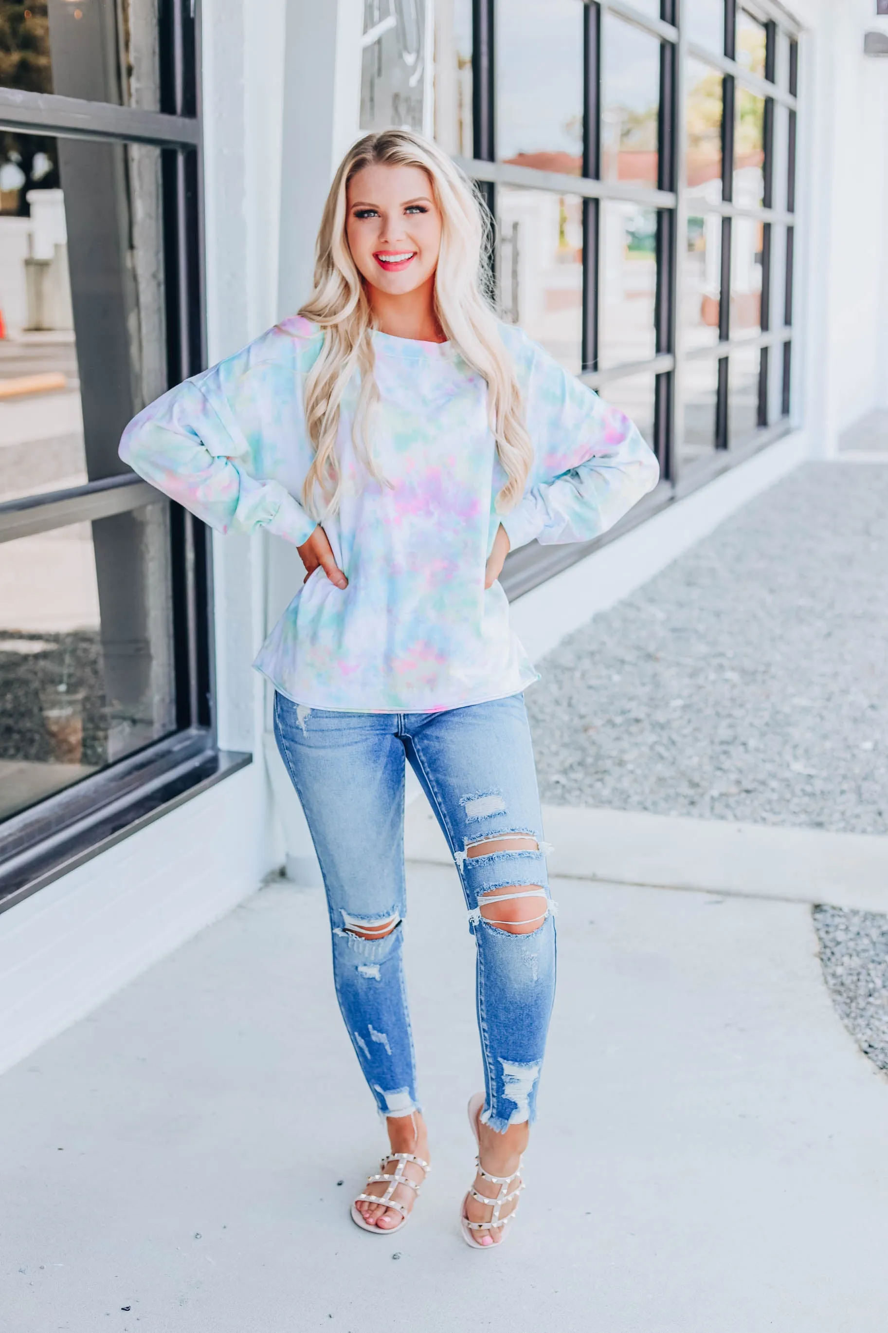 Creative Creation Tie Dye Top