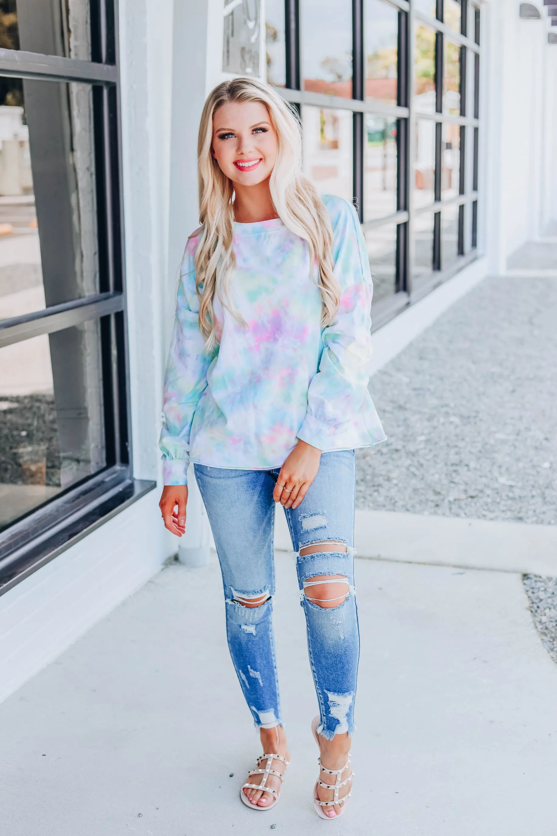 Creative Creation Tie Dye Top