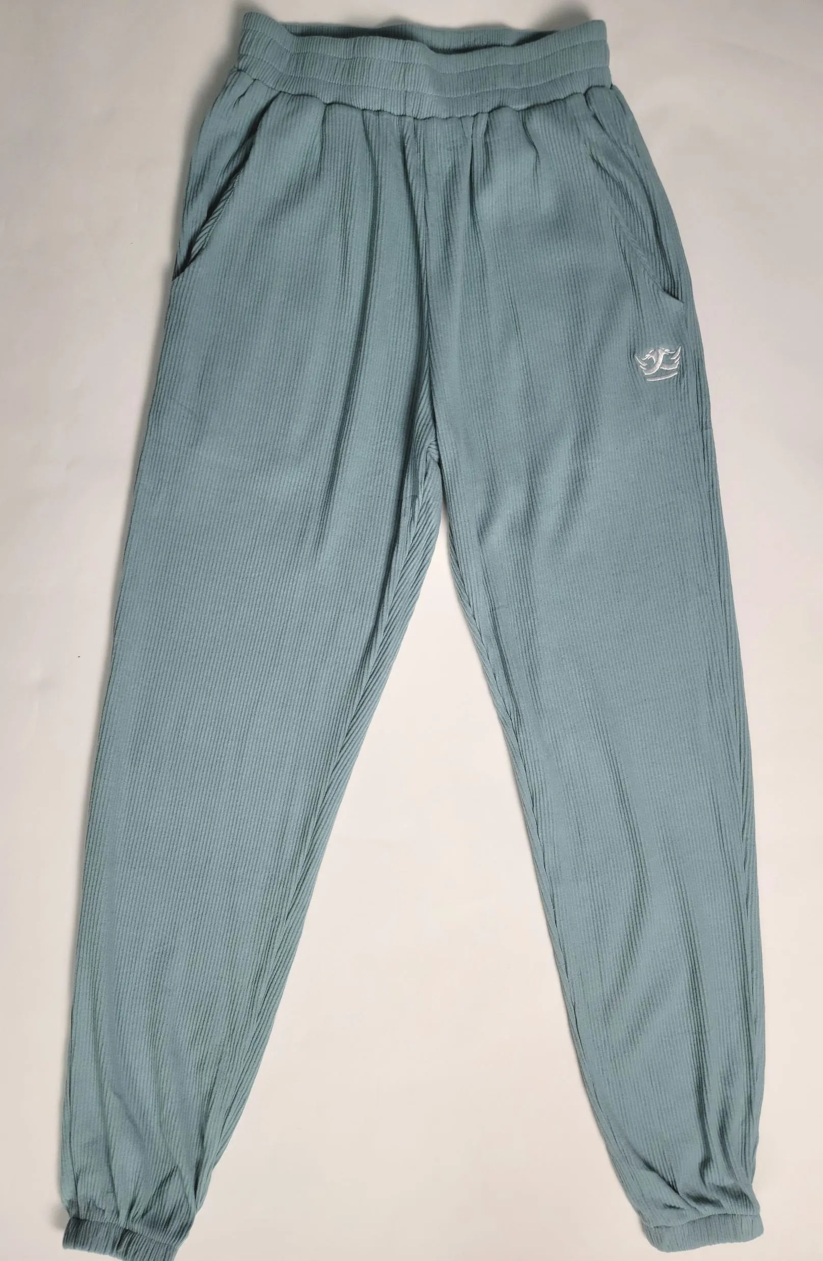 Cropped Top Jogger Set (Turquoise)