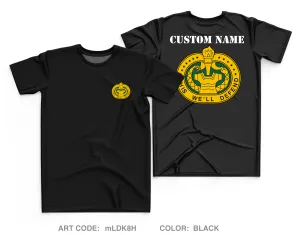 CUSTOM D Co, 1 BN, 34 INF Core Men's SS Performance Tee - mLDK8H