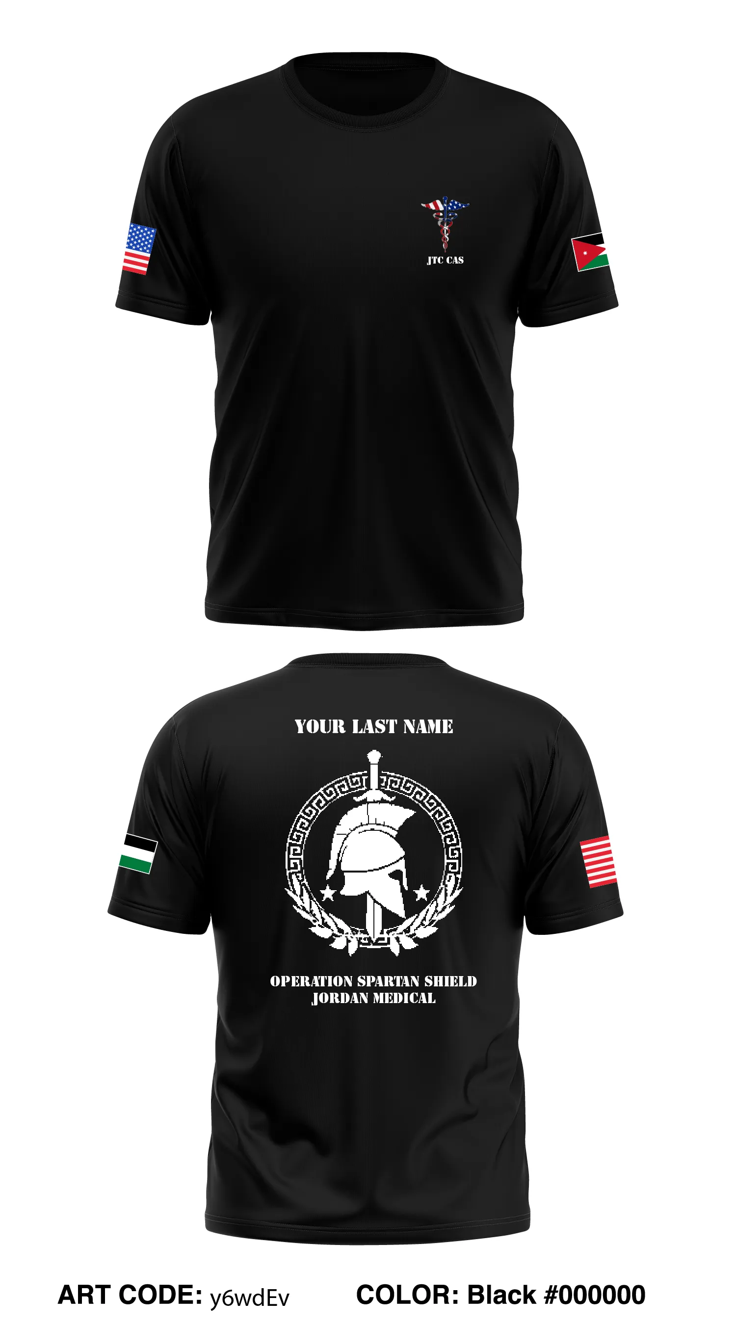CUSTOM JTC CAS Store 1 Core Men's SS Performance Tee - y6wdEv