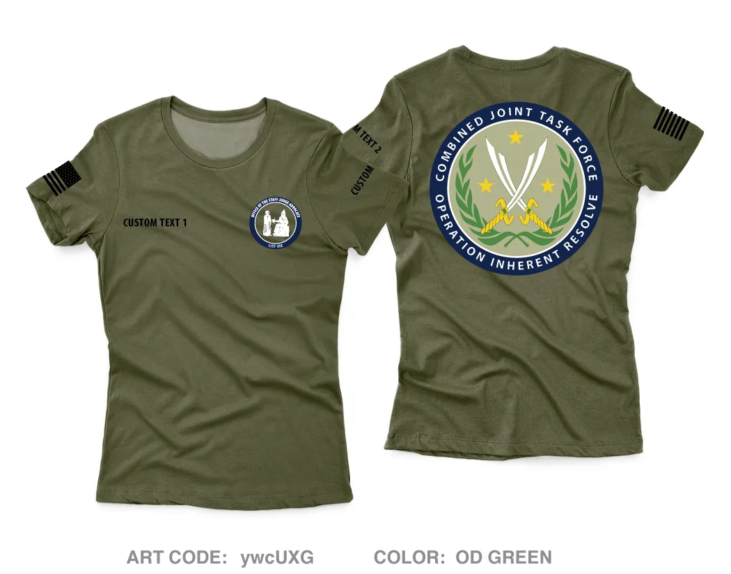 CUSTOM OSJA CJTF-OIR Core Women's SS Performance Tee - ywcUXG