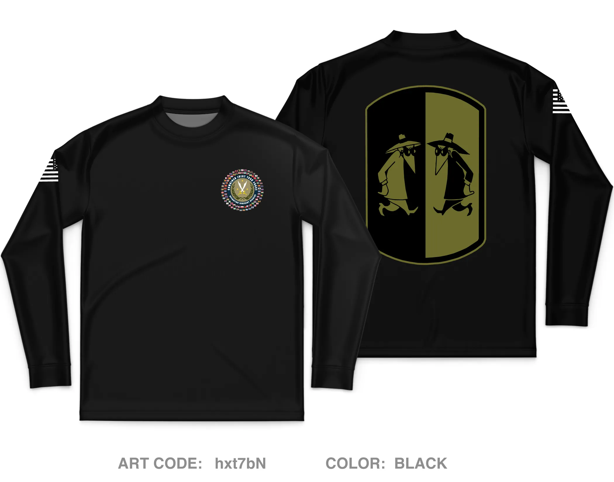 D Co, MFT, 104th BEB Core Men's LS Performance Tee - hxt7bN