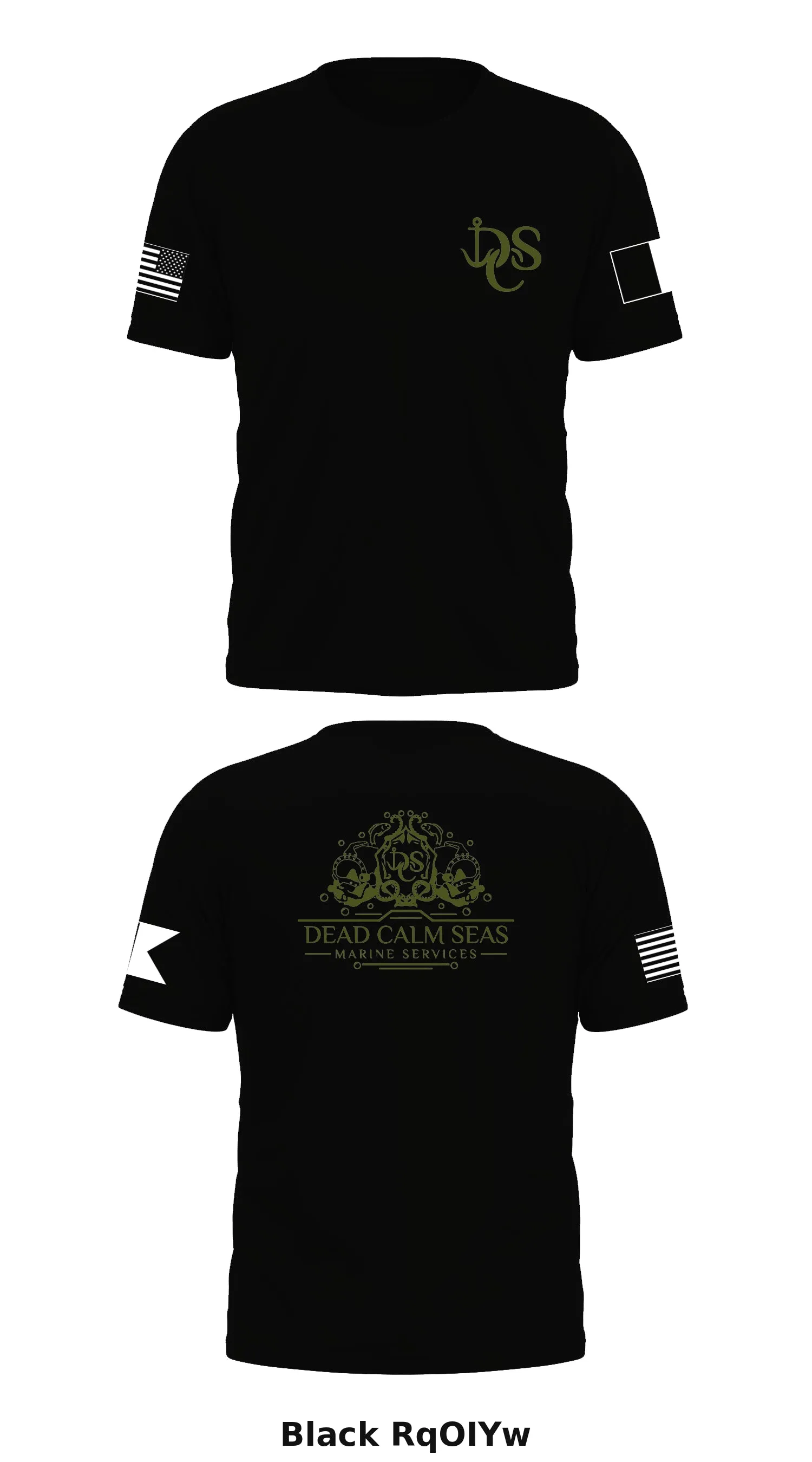 Dead Calm Seas Marine Services  Store 1 Core Men's SS Performance Tee - RqOIYw