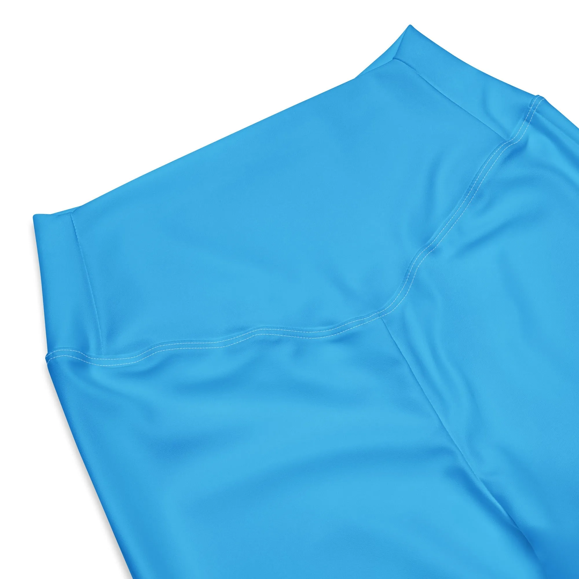 Deep Sky Blue Flare Leggings