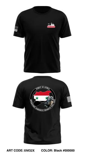 DET-1, B BTRY 1-111th FAR Core Men's SS Performance Tee - XNf32X