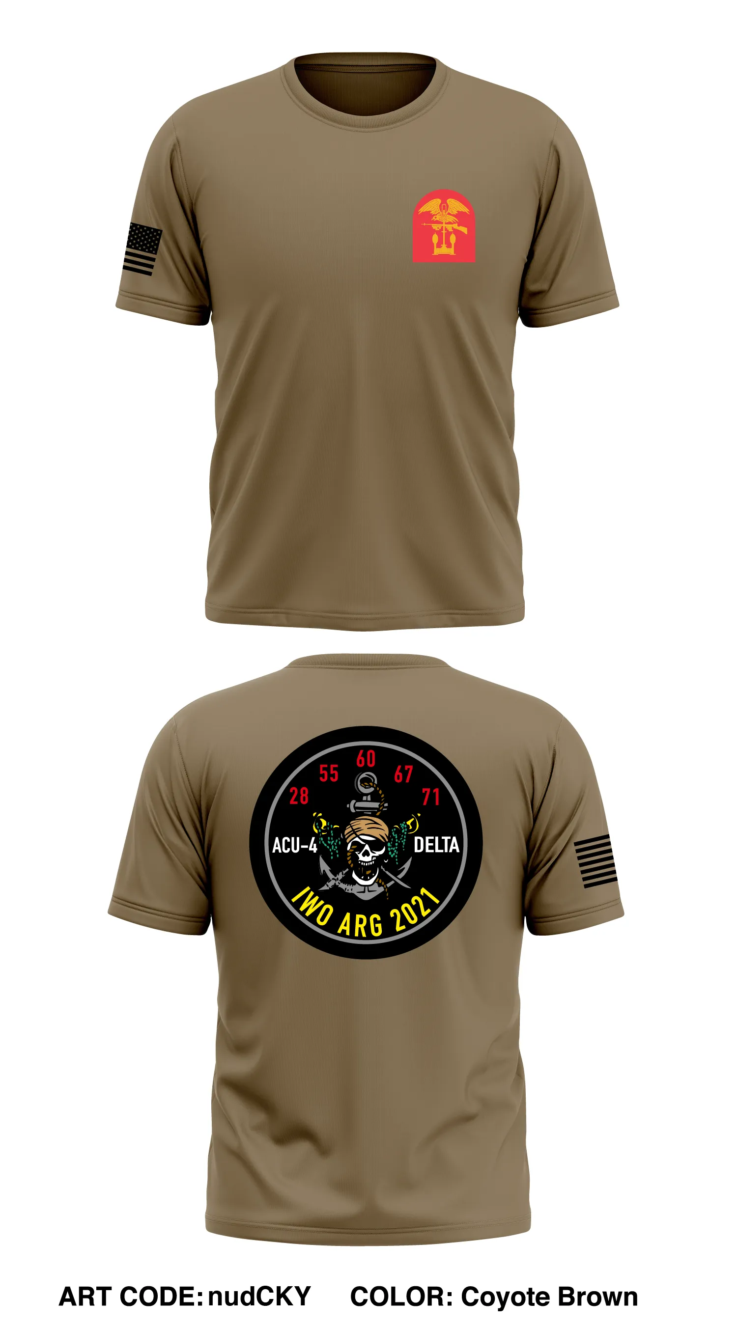 Det. Delta  Store 1 Core Men's SS Performance Tee - nudCKY