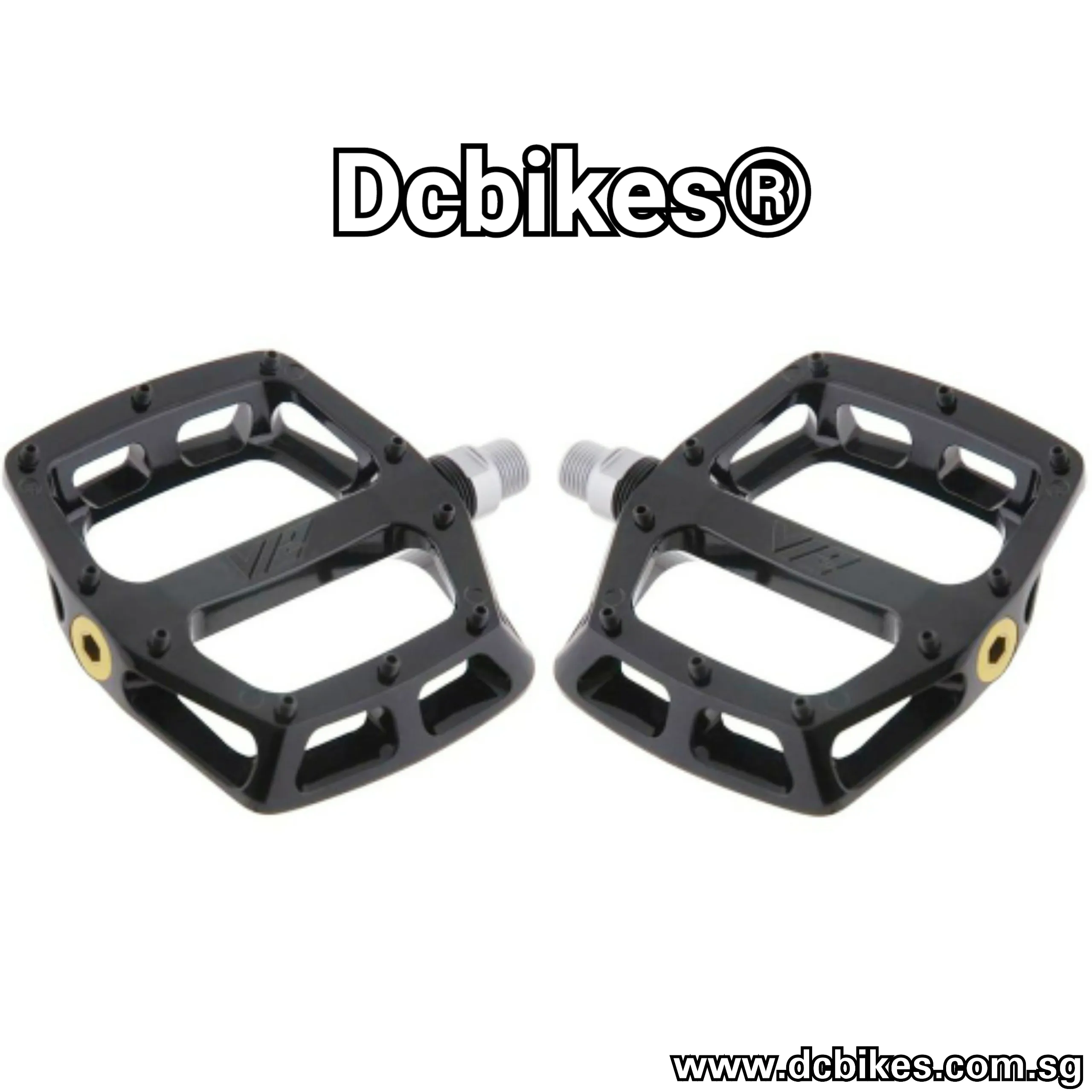 DMR MTB V12 Super Magnesium Platform Black Pedals