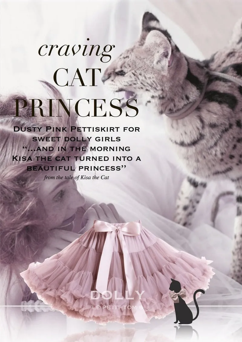 DOLLY BY LE PETIT TOM ® CAT PRINCESS PETTISKIRT DUSTY PINK