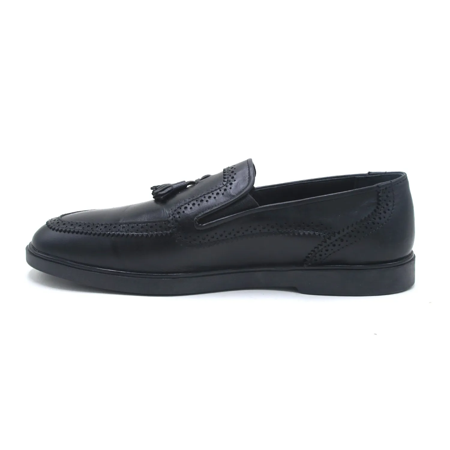 Eminent Casual Leather - Breathable Memory Insole Shoes - Black