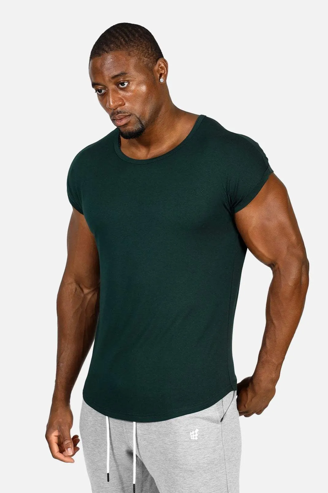 Evolve Men's Cap Sleeve T-Shirt 2.0 - Forest Green