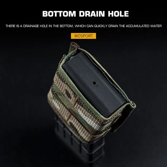 FAST Type Single 5.56 Magazine Pouch (Short) - MC Black