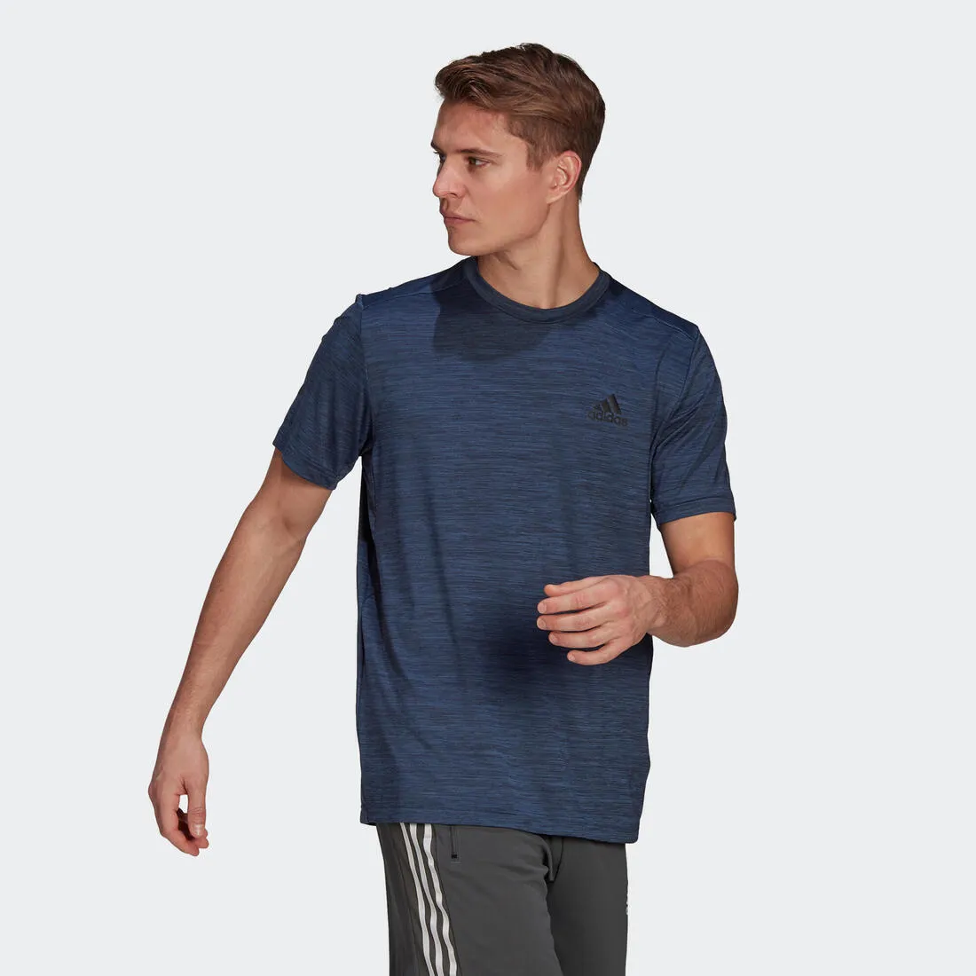 Fitness T-Shirt - Blue Marl