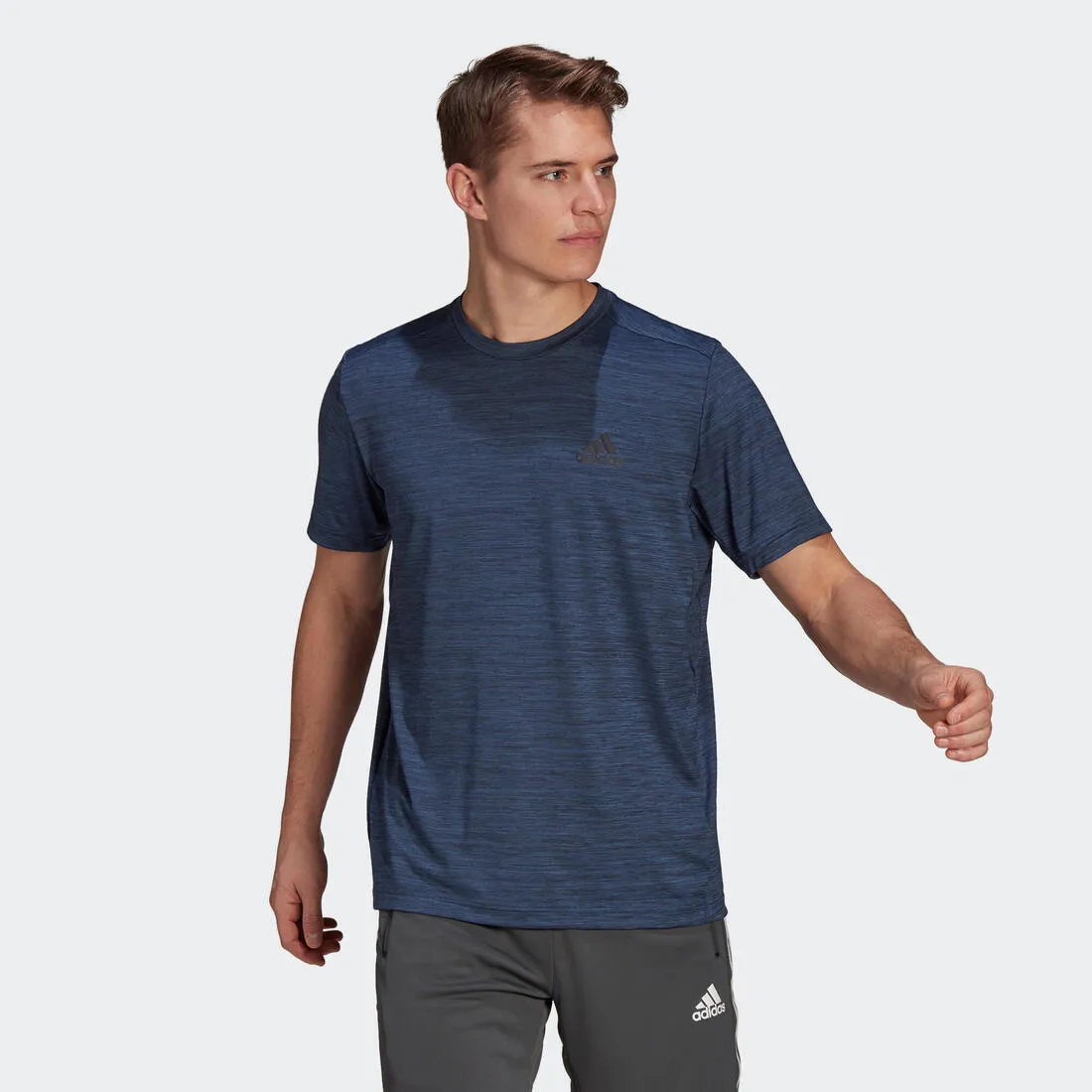 Fitness T-Shirt - Blue Marl