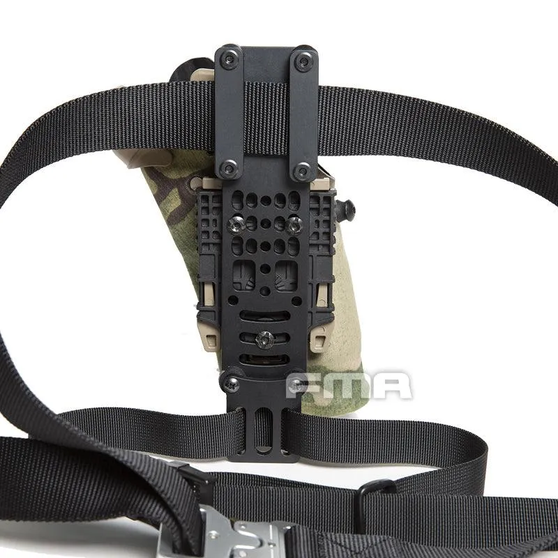 FMA Modular Aluminium holster platform - Black