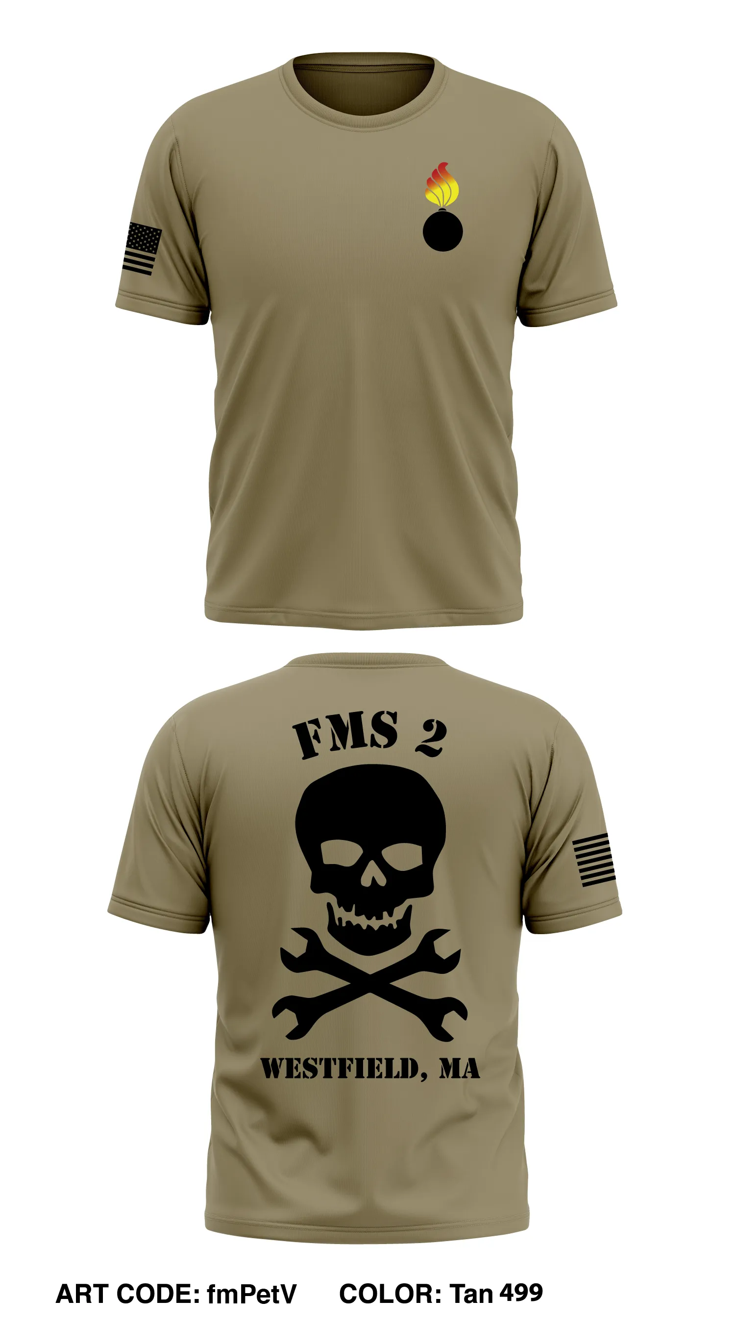 Fms 2 Store 1 Core Men's SS Performance Tee - fmPetV