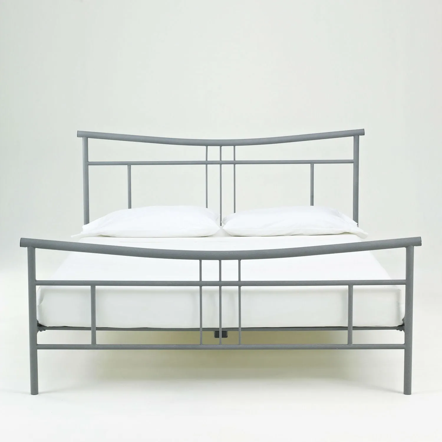 Full size Modern Metal Platform Bed Frame with Headboard and Footboard