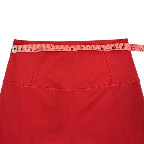 GIRLFRIEND COLLECTIVE Bike Short Women S Blood Orange Sporty Athletic Outdoor