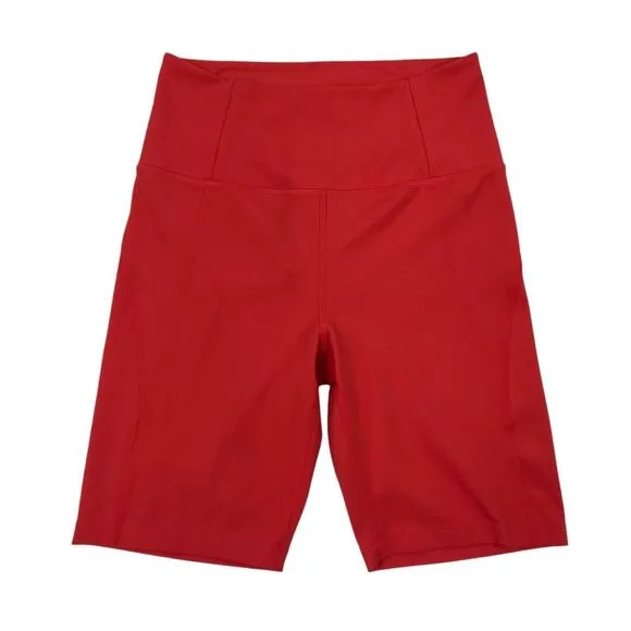 GIRLFRIEND COLLECTIVE Bike Short Women S Blood Orange Sporty Athletic Outdoor