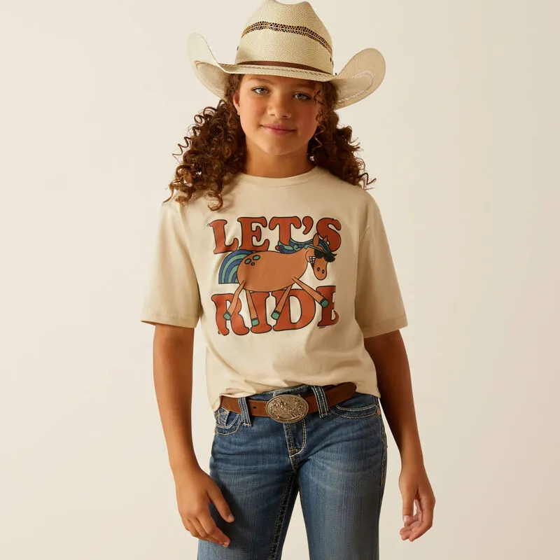 Girl's Ariat Lets Ride T-Shirt