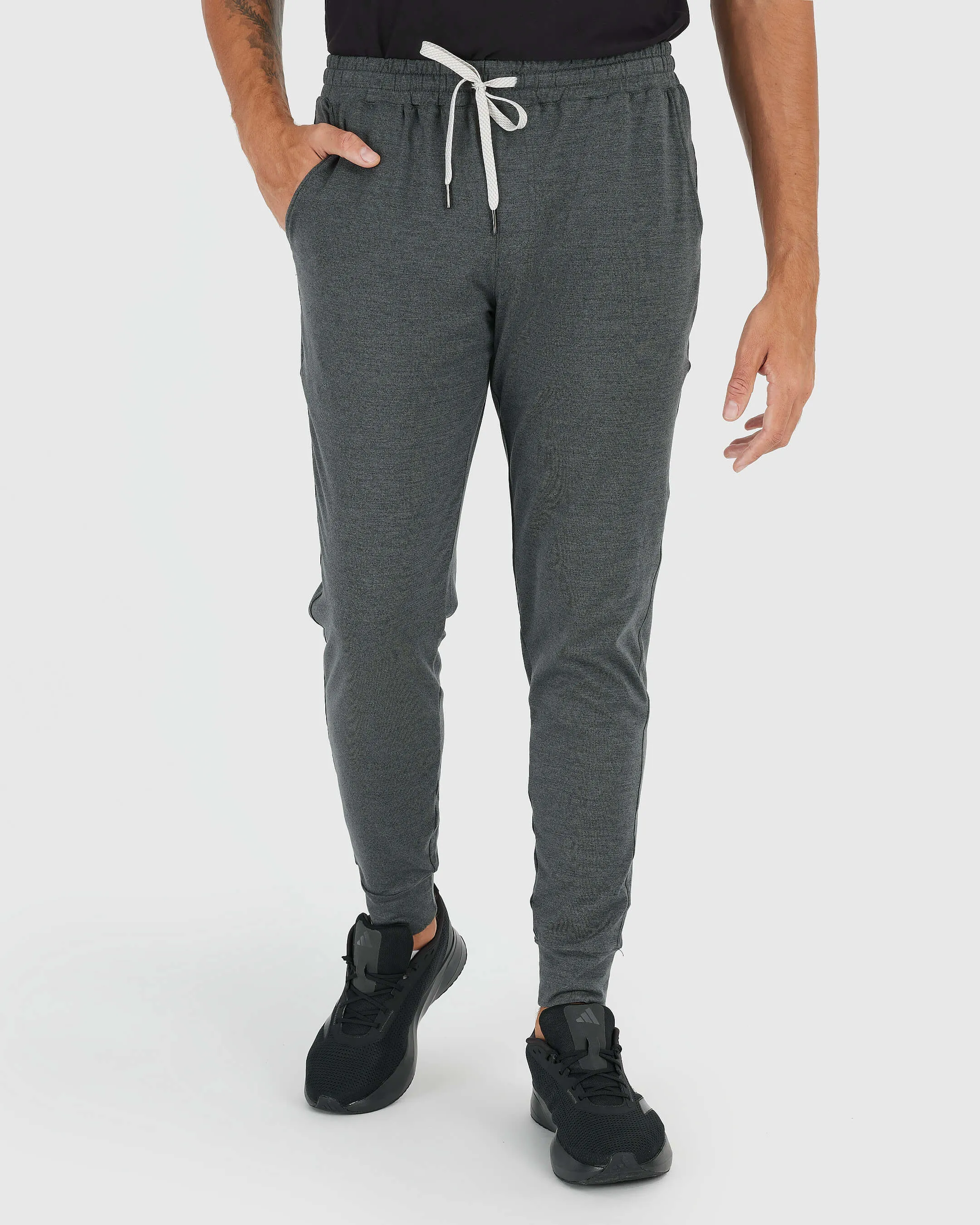 Green Stone Active Long Sleeve Crew and Jogger 3-Pack