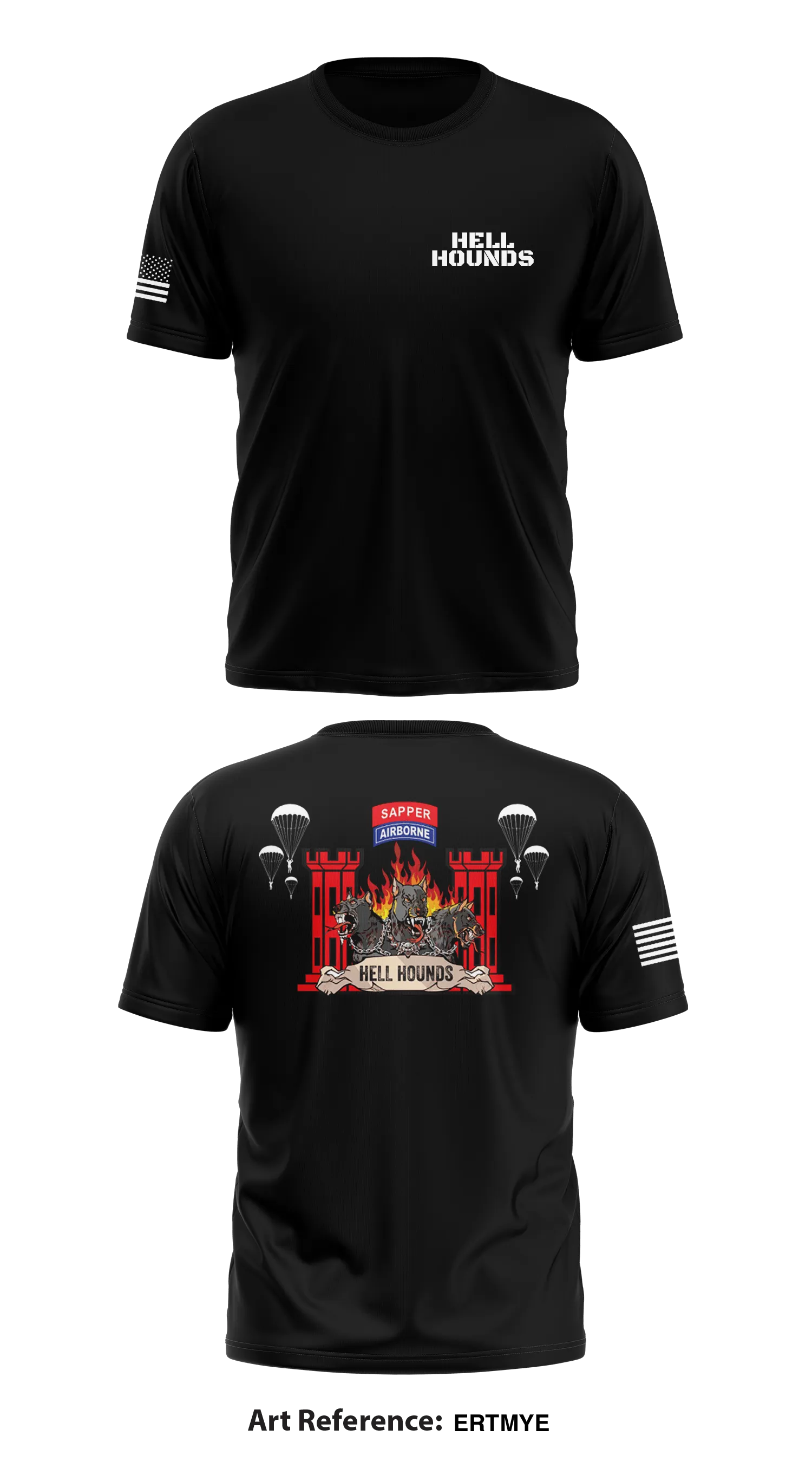 Hell Hounds  Core Men's SS Performance Tee - ErTMYe