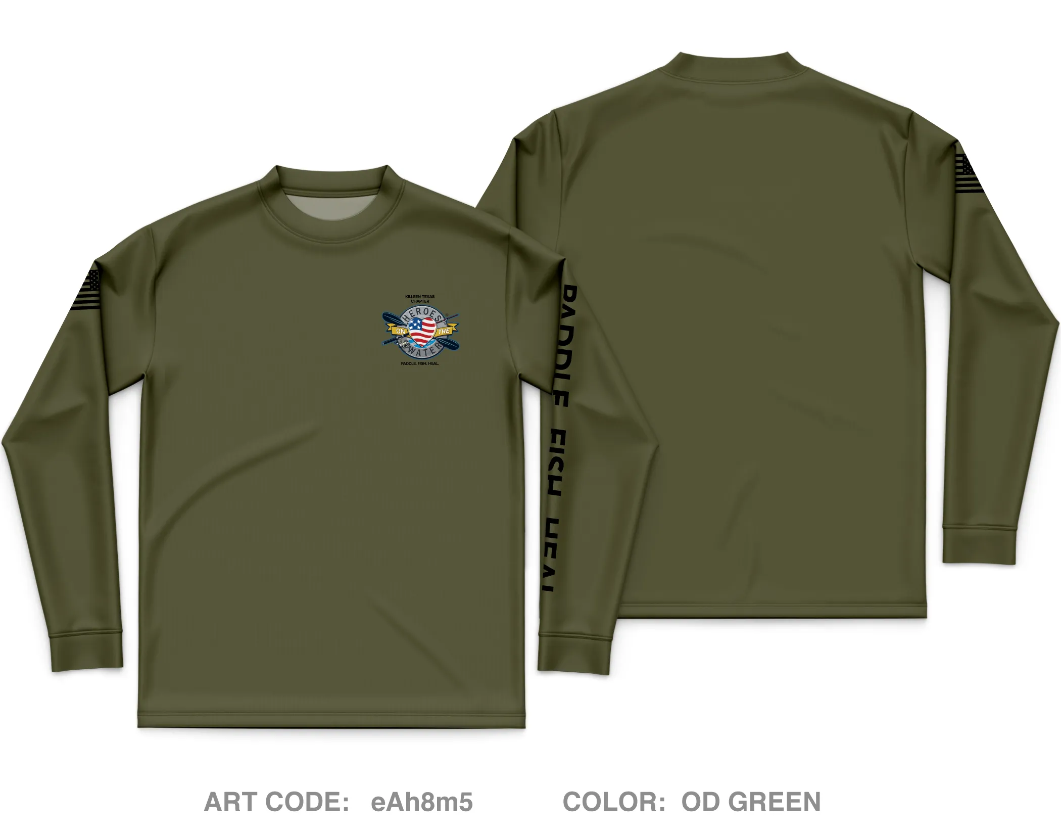 Heroes on the Water: KTX Core Men's LS Performance Tee - eAh8m5