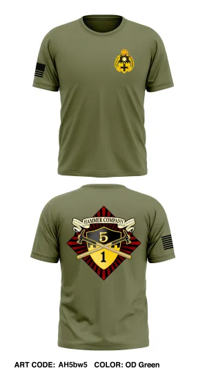 HHC, 1BN 5th CAV, 1st Cav Division Core Men's SS Performance Tee - AH5bw5
