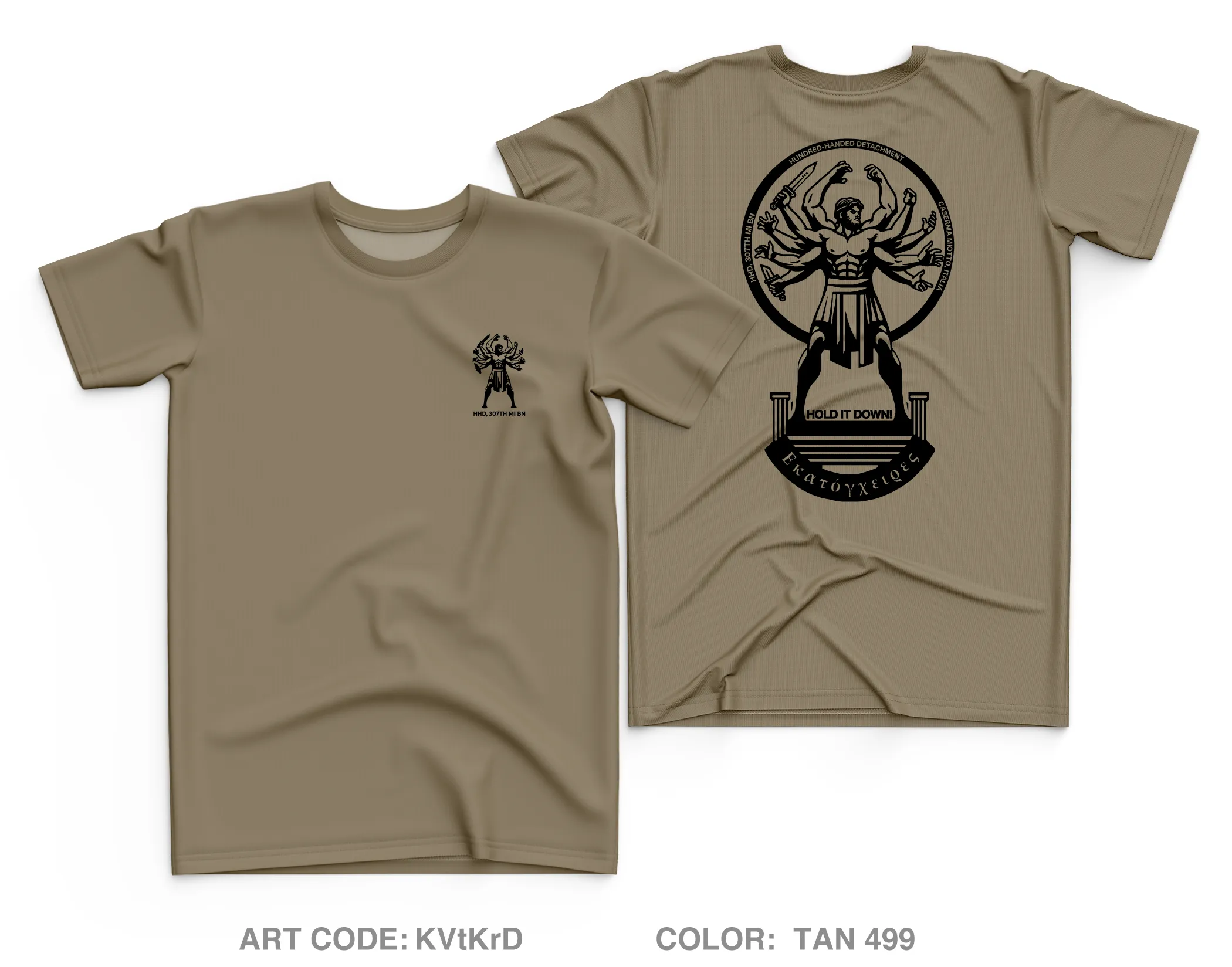 HHD, 307th MI BN Core Men's SS Performance Tee - KVtKrD