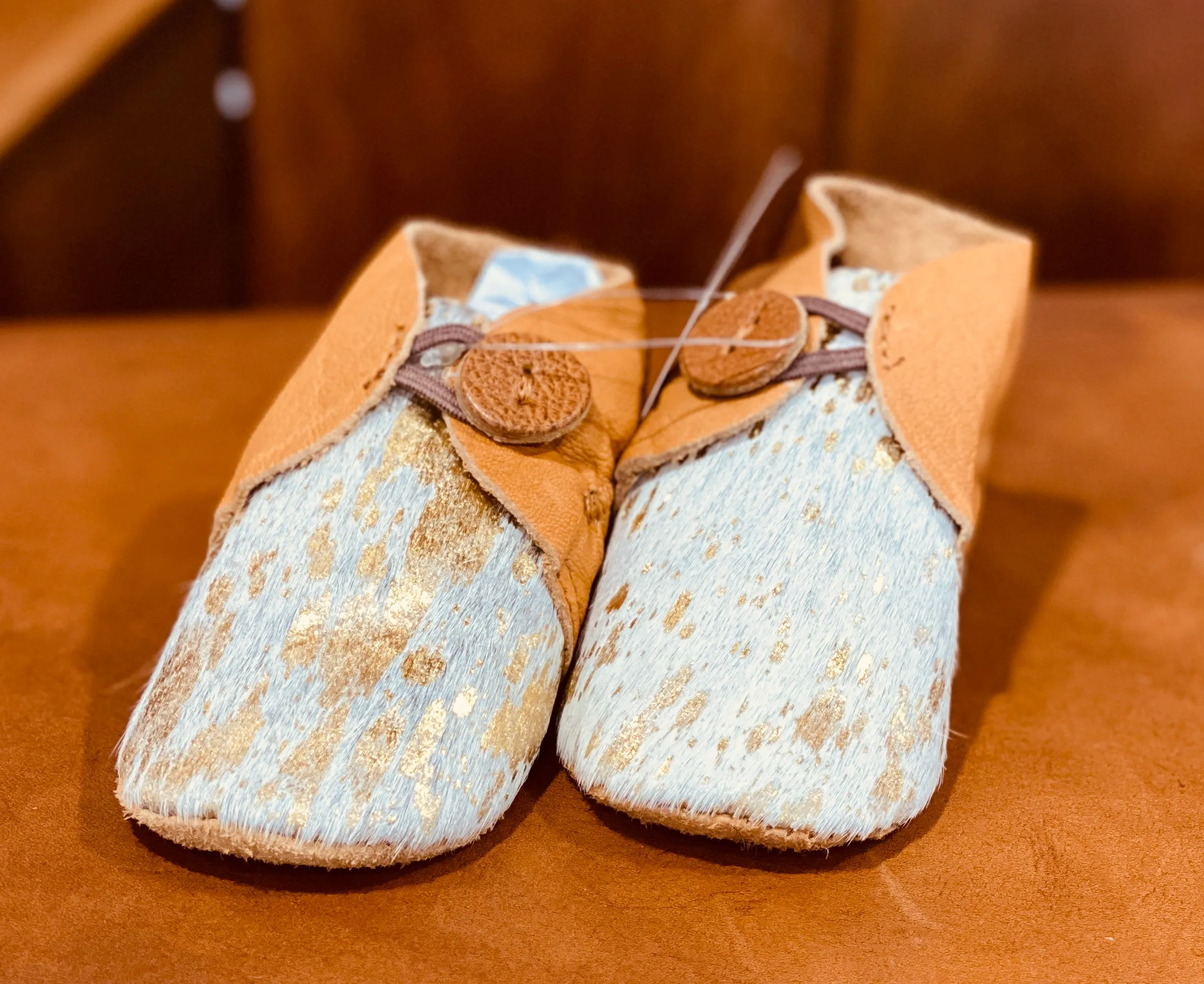 Hide Baby Booties