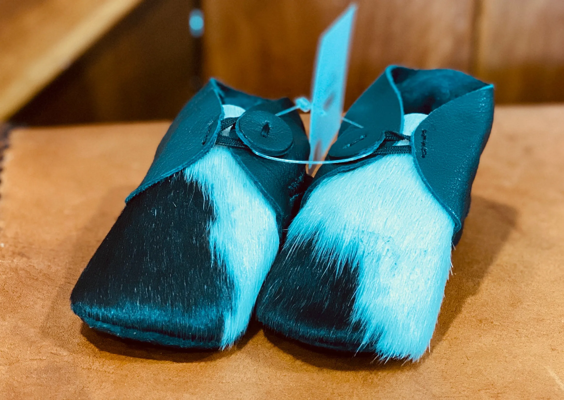 Hide Baby Booties