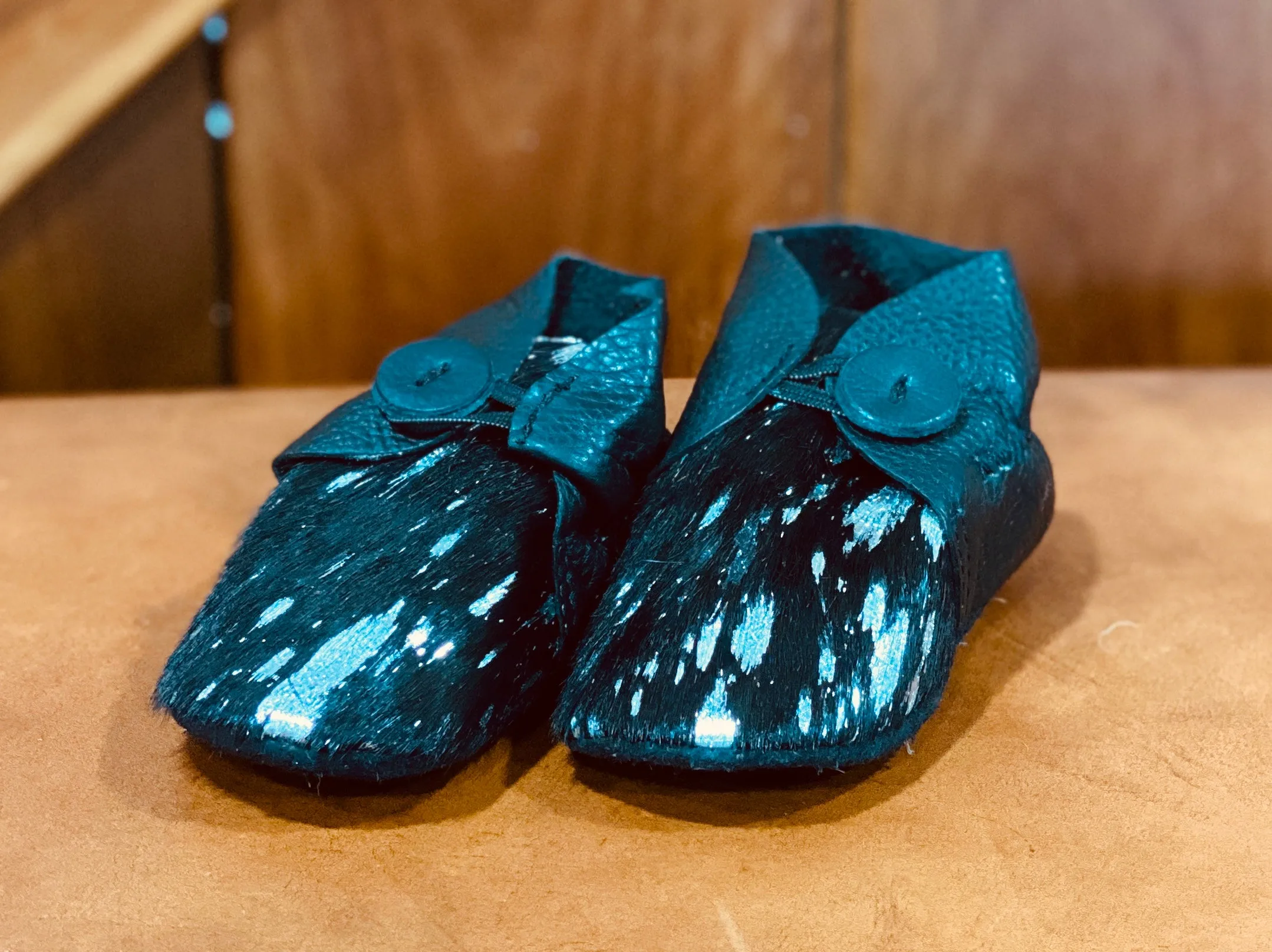 Hide Baby Booties