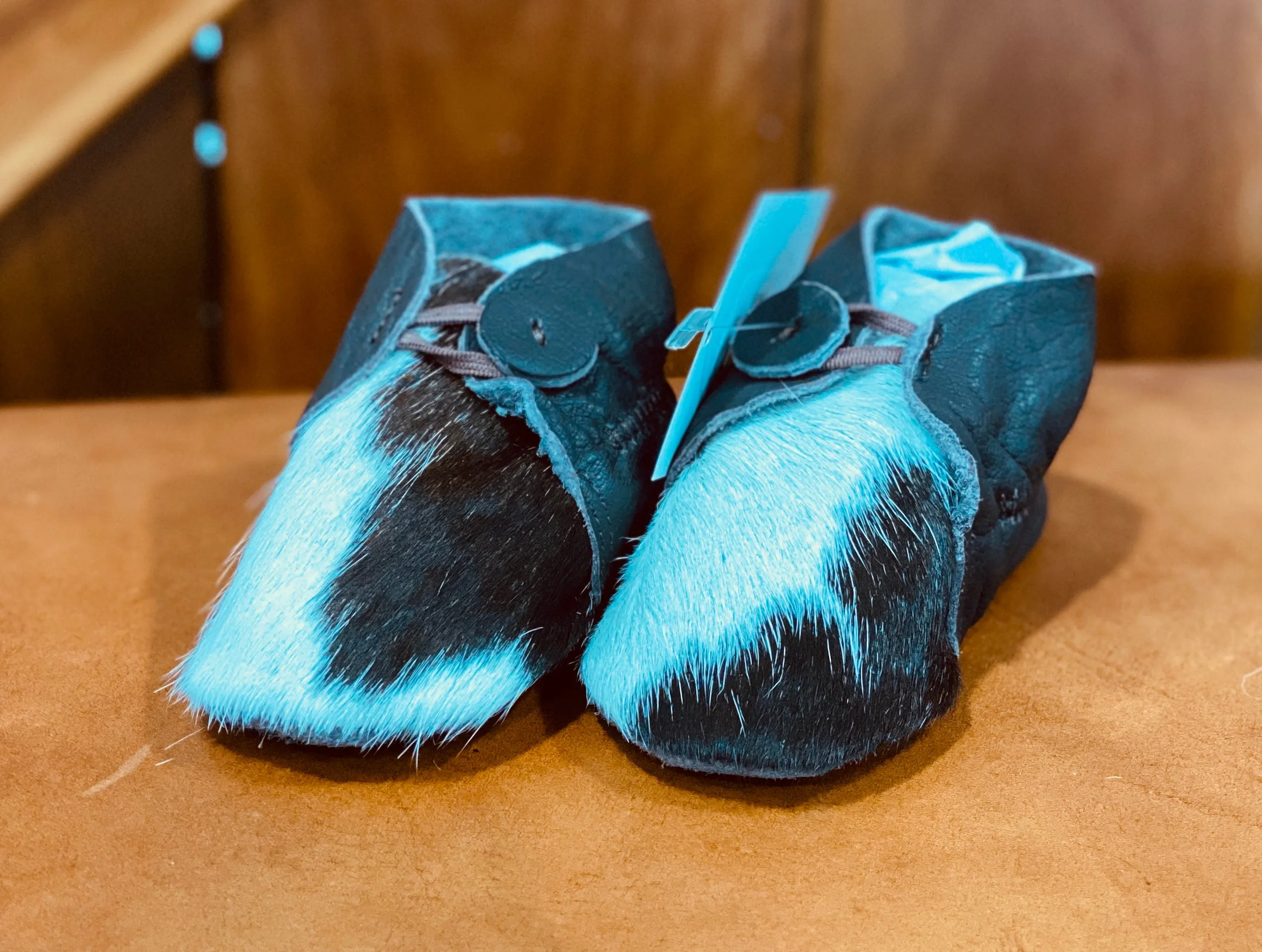 Hide Baby Booties