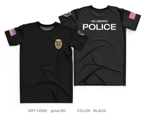 Hillsboro Police Department Core Men's SS Performance Tee - gmuLRU