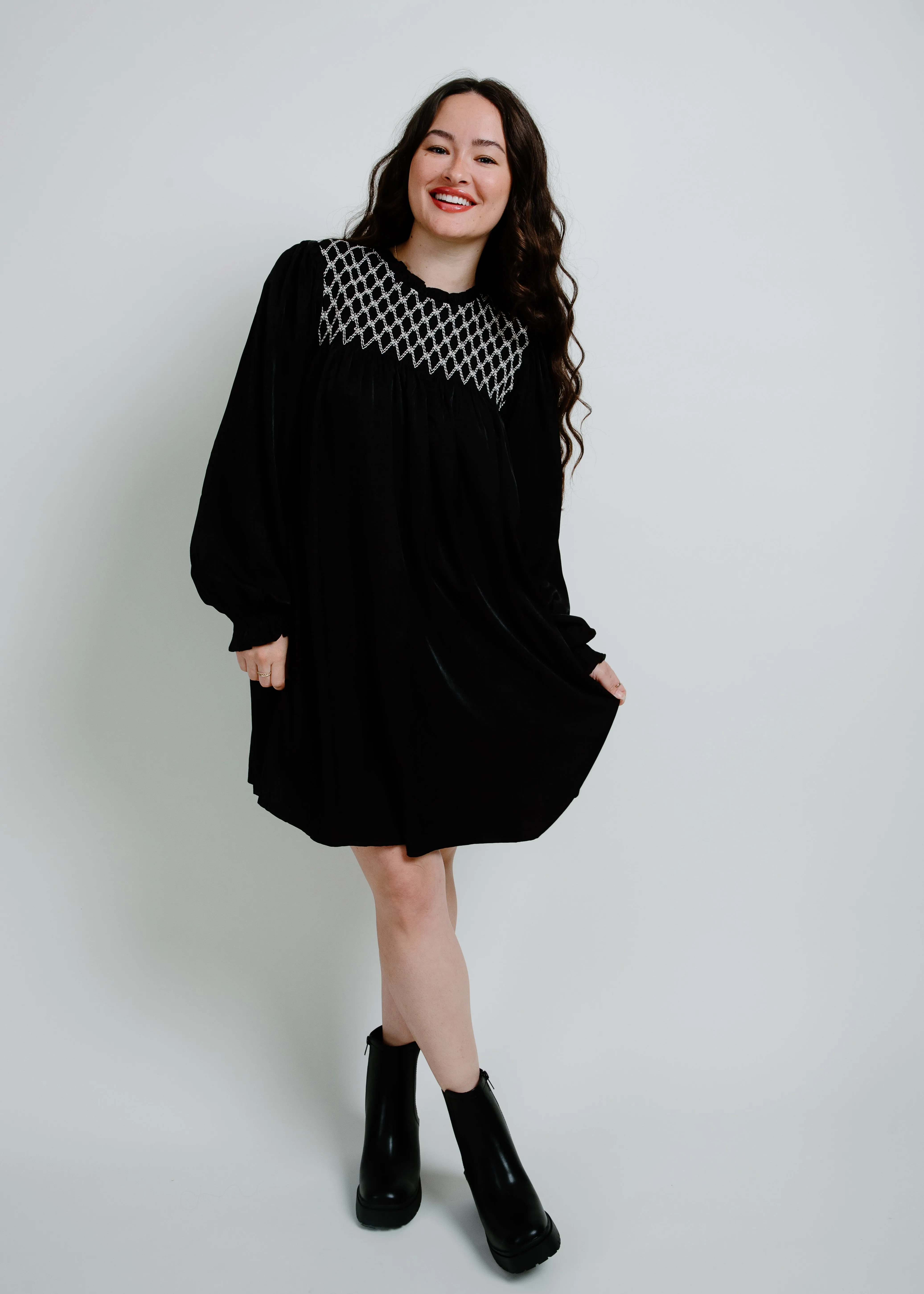 Honeycomb Mini Dress