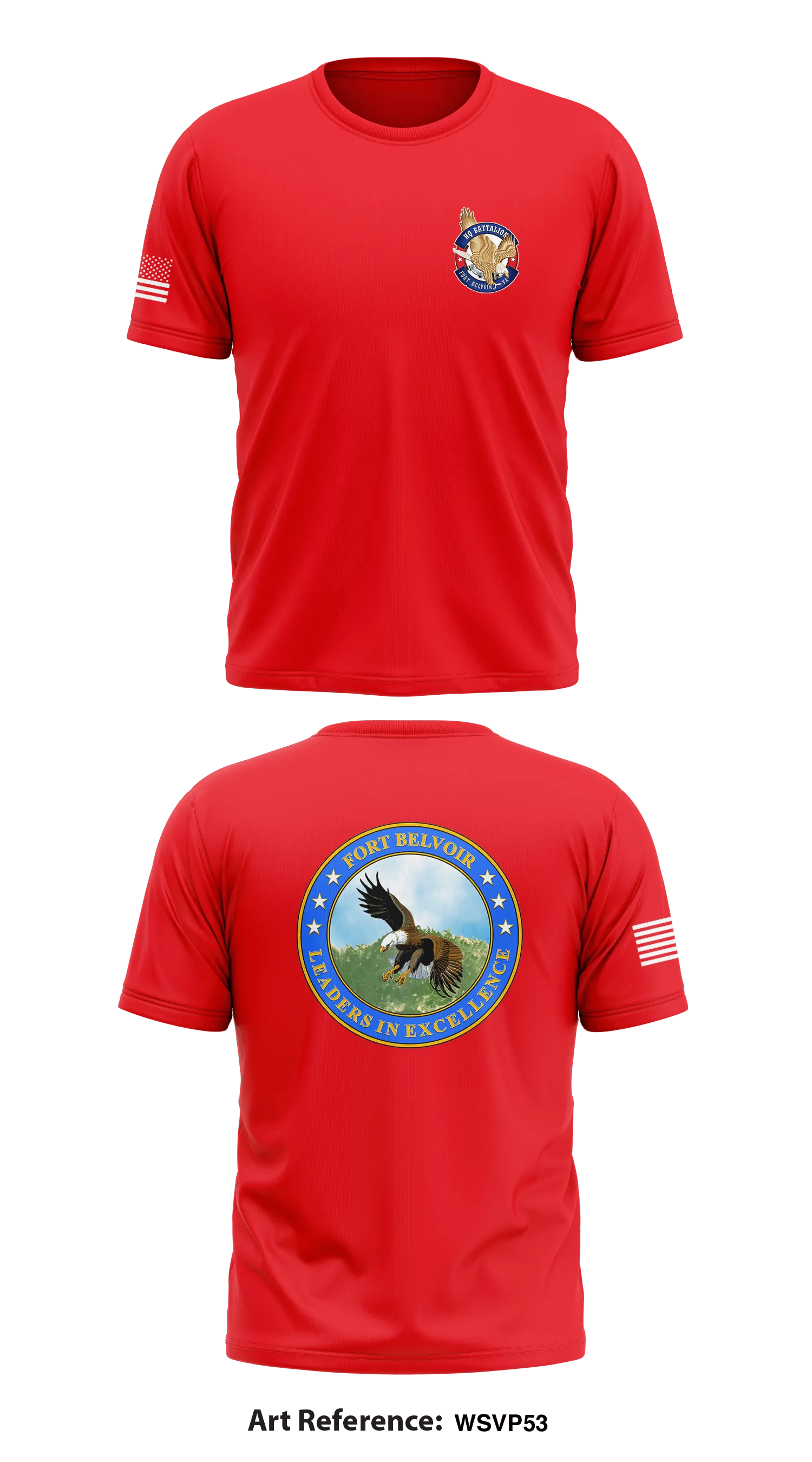 HQBN, USAG Fort Belvoir Core Men's SS Performance Tee - WSvp53