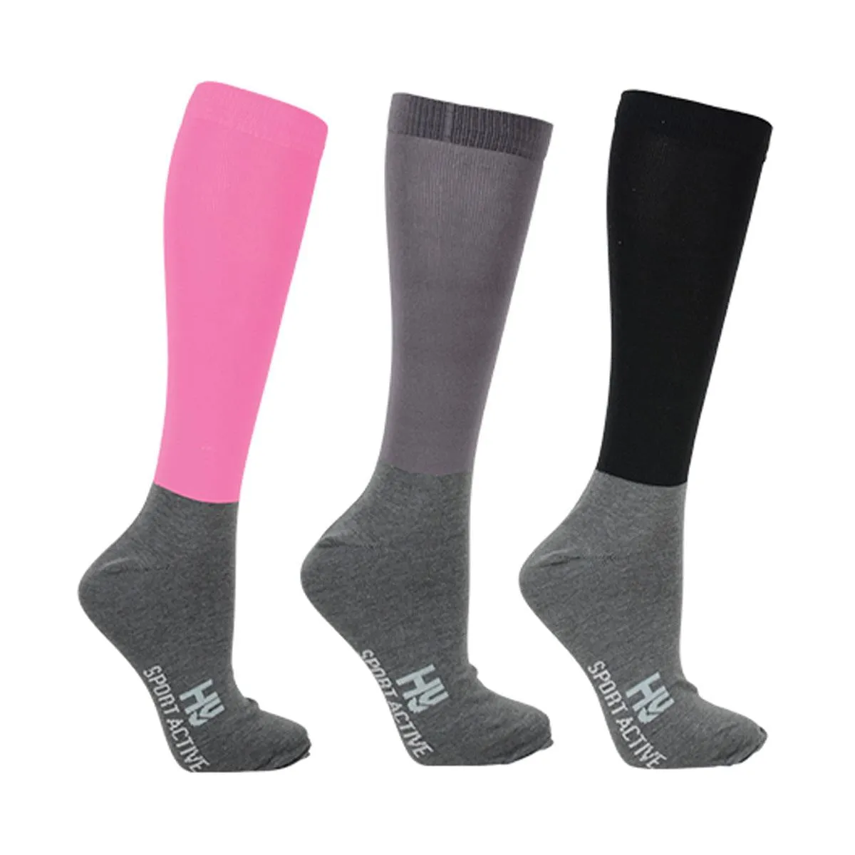 Hy Sport Active Horse Riding Socks (Pack of 3)