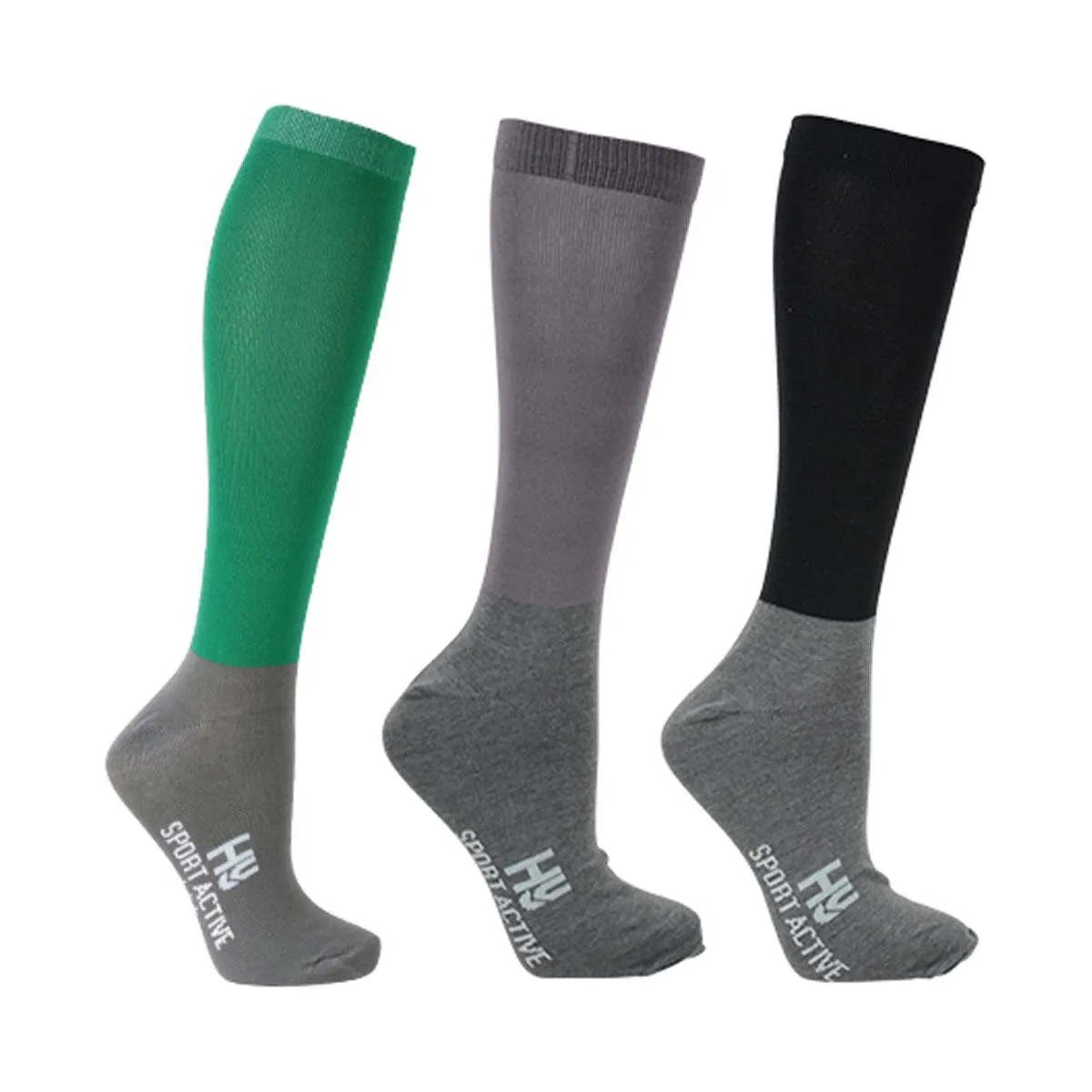 Hy Sport Active Horse Riding Socks (Pack of 3)
