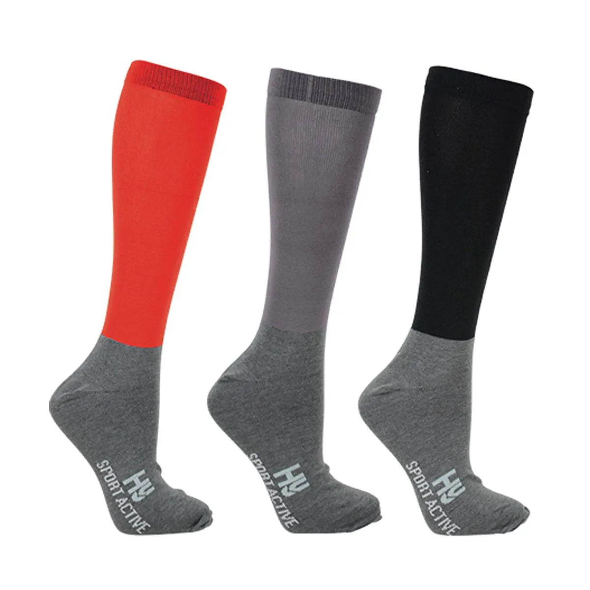 Hy Sport Active Horse Riding Socks (Pack of 3)