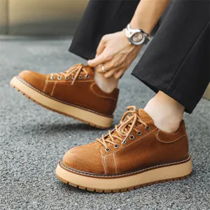 Japanese-style Retro Casual Shoes Men's Platform Joker Martin Boots