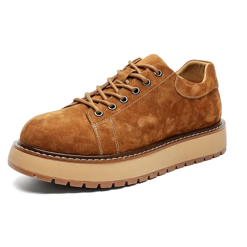 Japanese-style Retro Casual Shoes Men's Platform Joker Martin Boots