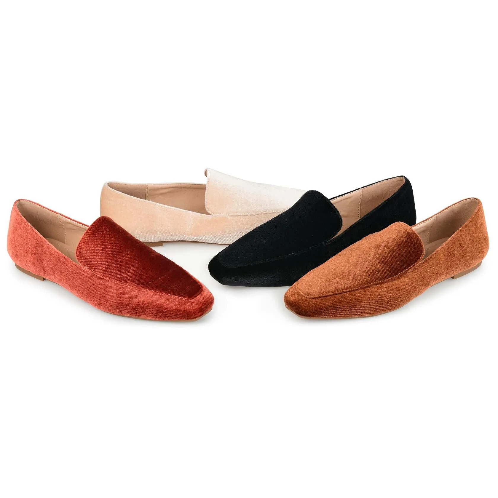 Journee Women's Comfort Foam Silas Dress Flats Brown, 7.5 - Like New