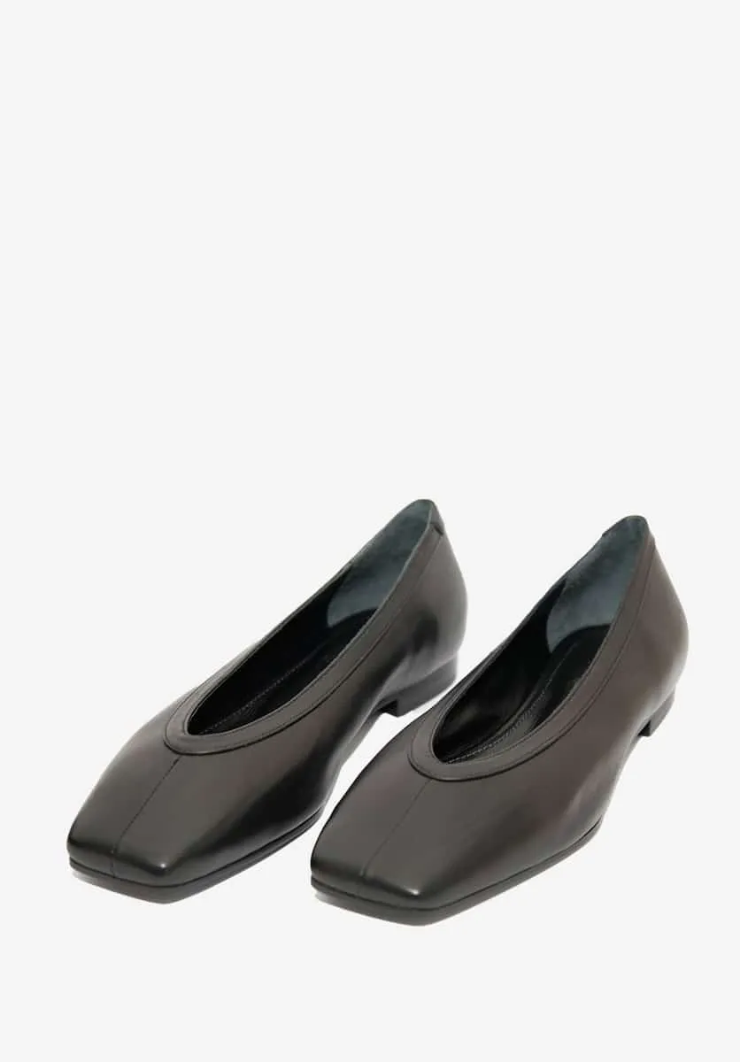 Julie leather ballet flats