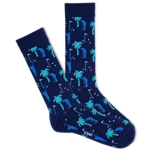 K.Bell Men's Golf Paradise Crew Sock