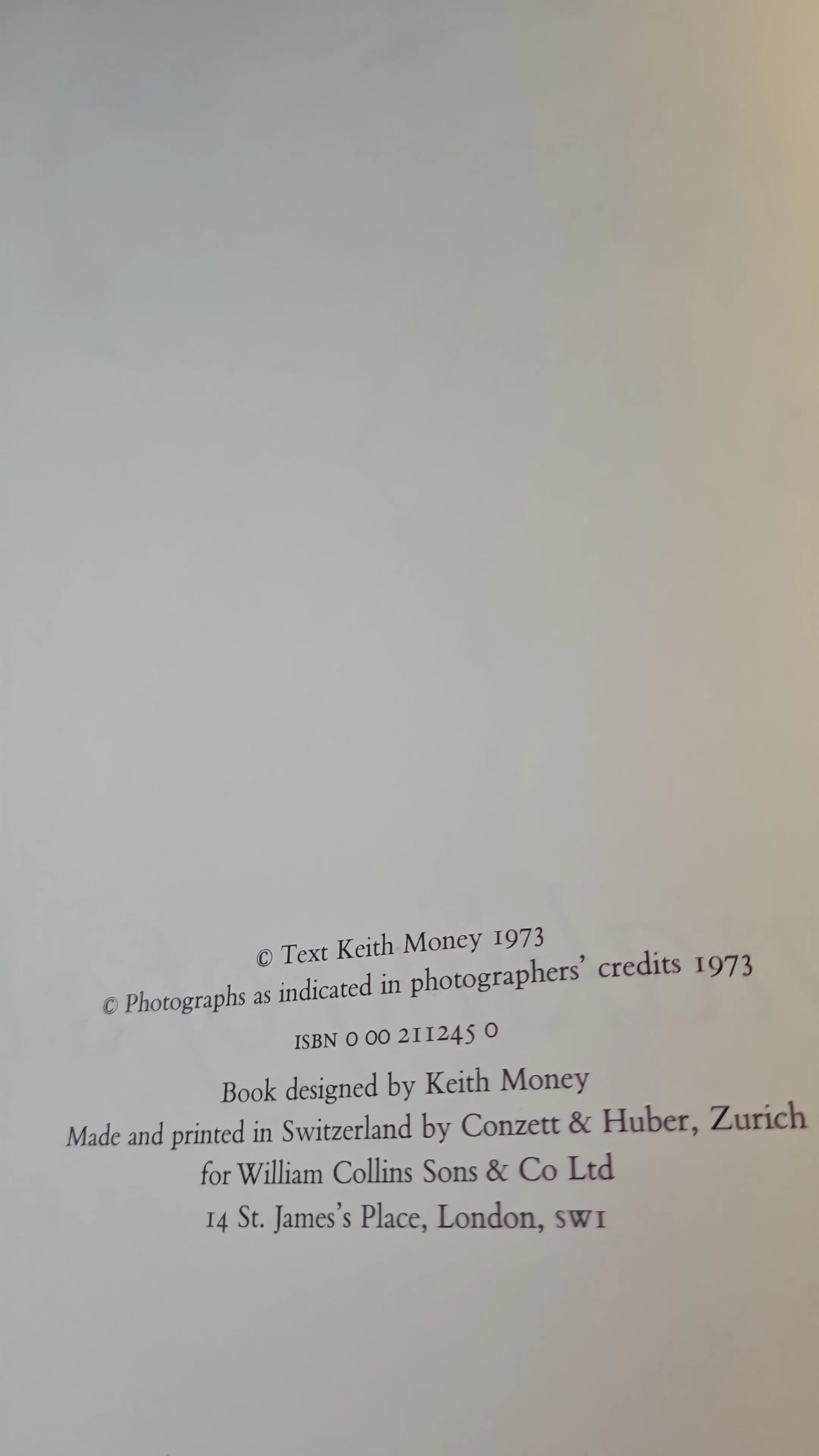 Keith Money - Fonteyn, the making of a legend, Collins, 1973, Inscribed