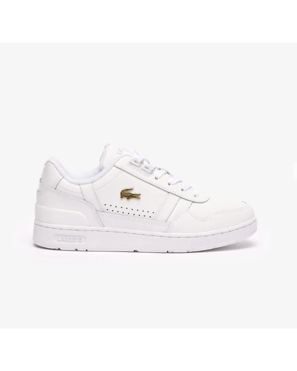 Lacoste T-Clip Sneaker - White/Gold