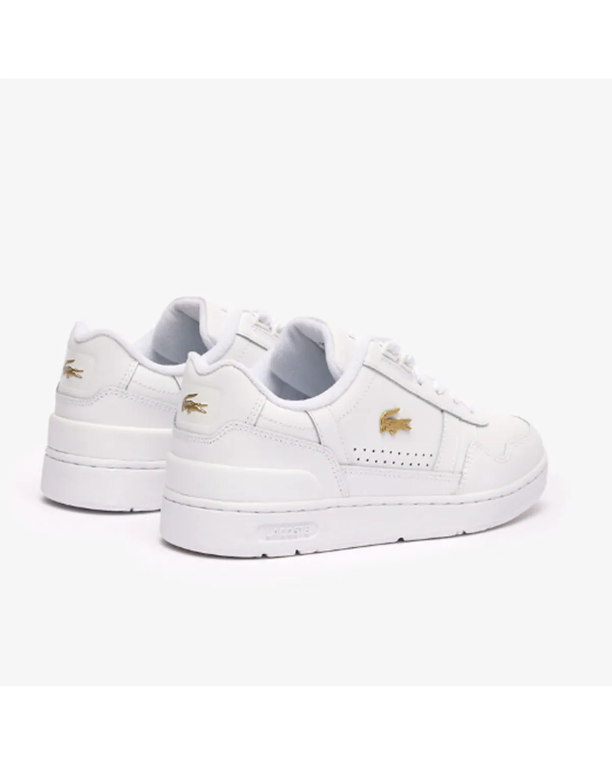 Lacoste T-Clip Sneaker - White/Gold